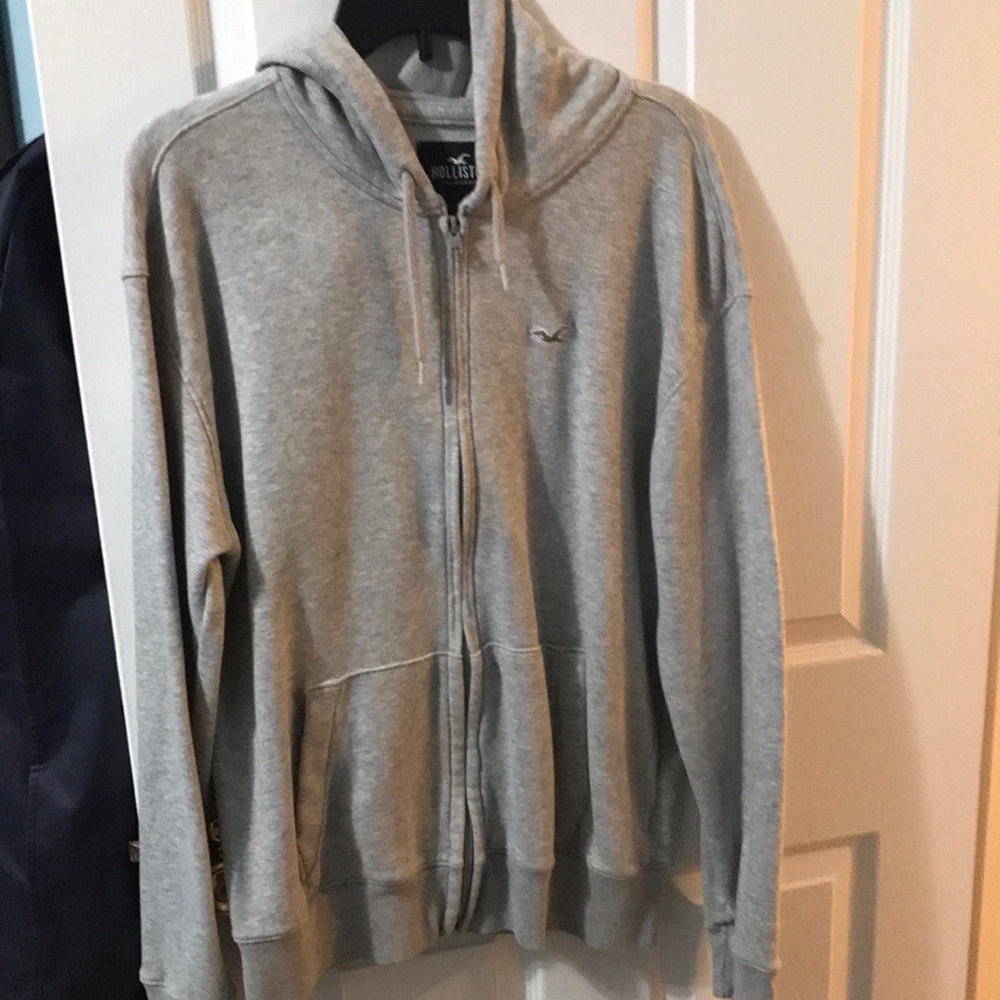 Hollister Men's Full Zip Hoodie - M
